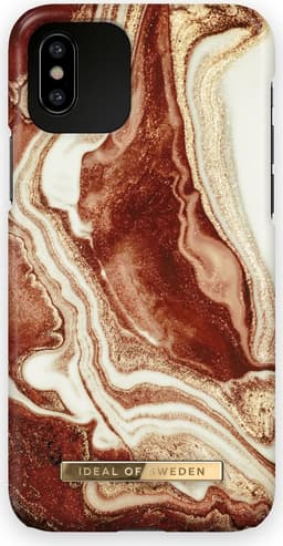 Printed Case iPhone 11 Pro / XS / X GGolden Rusty Marble