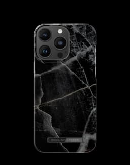 Printed Case MagSafe iPhone 14 Pro Max Black Thunder Marble