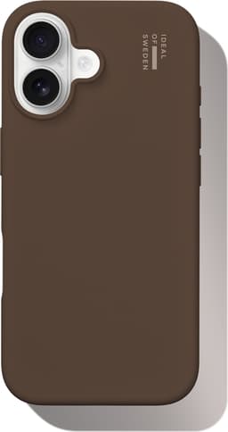 Silicone Case MagSafe iPhone 16 Mocha Mousse