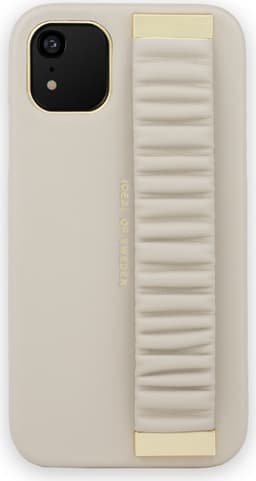 Statement Case iPhone11 / XR Ruffle Cream Top Handle