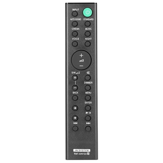 Fjärrkontroll Ersättning för RMT-AH412U För Sony Soundbar