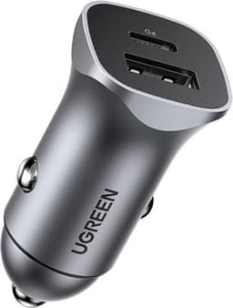 Ugreen USB Billaddare USB-C 24W - Grå