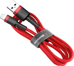 Baseus Cafule USB-A till Lightning kabel QC 3.0 1.5 A 2m Röd