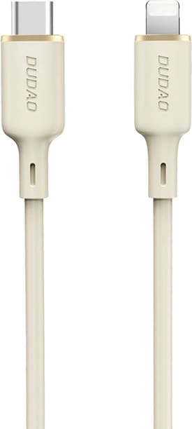 Dudao USB-C til Lightning kabel 1m - Beige