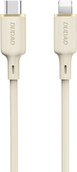 Dudao USB-C til Lightning kabel 1m - Beige