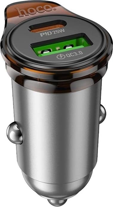 HOCO Billaddare USB-A/USB-C 43W USB-C/Lightning Kabel PD QC
