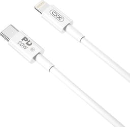 XO USB-C till Lightning kabel 20W 2m PD NB-Q189B - Vit