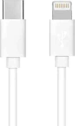 USB-C till Lightning kabel 1m - Vit