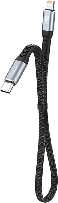 Dudao USB-C till Lightning kabel PD 20W 0.23m - Svart