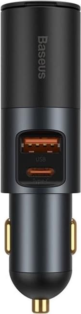 Baseus Billaddare USB Till USB-C 120W - Grå