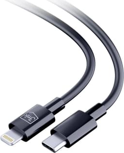 3mK Hyper USB-C till Lightning kabel 20W 1.2m - Svart