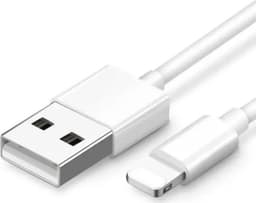 SiGN USB-A till Lightning Kabel 10W 2m - Vit