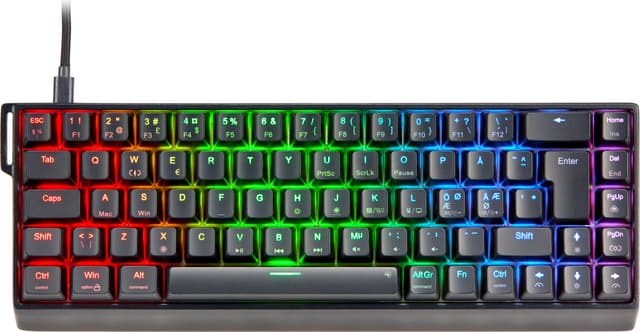 NOS C800 ALU gaming tangentbord