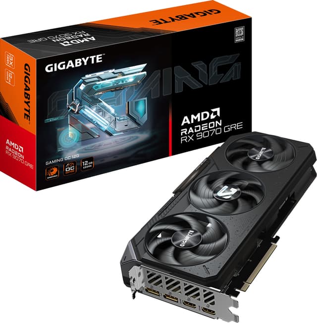 Gigabyte Radeon RX 9070 GRE GAMING OC grafikkort 12GB