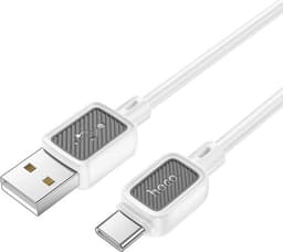 Hoco USB-A til USB-C Kabel 3A 1m X108 - Hvid
