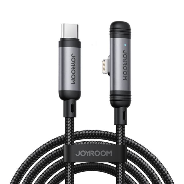 Joyroom USB-C - Lightning 30W Kabel 1.2m Serie 90° - Sort