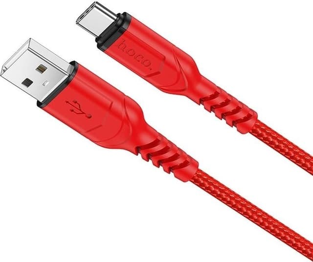 HOCO USB-A til USB-C Kabel 1m 3A X59 - Rød