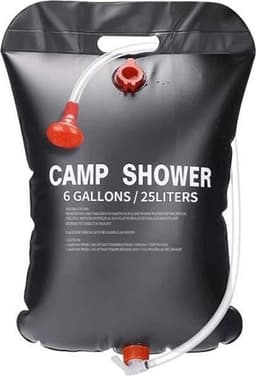 Utomhus Camping Travel Water Bag Dusch portabel duschväska Solvärme Duscha 25L