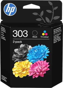 HP 303 2-pakning blekkpatron (CMYK)