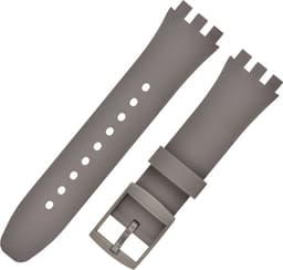 Premium Silikon Swatch Klokkerem Erstatning Grå 20 mm