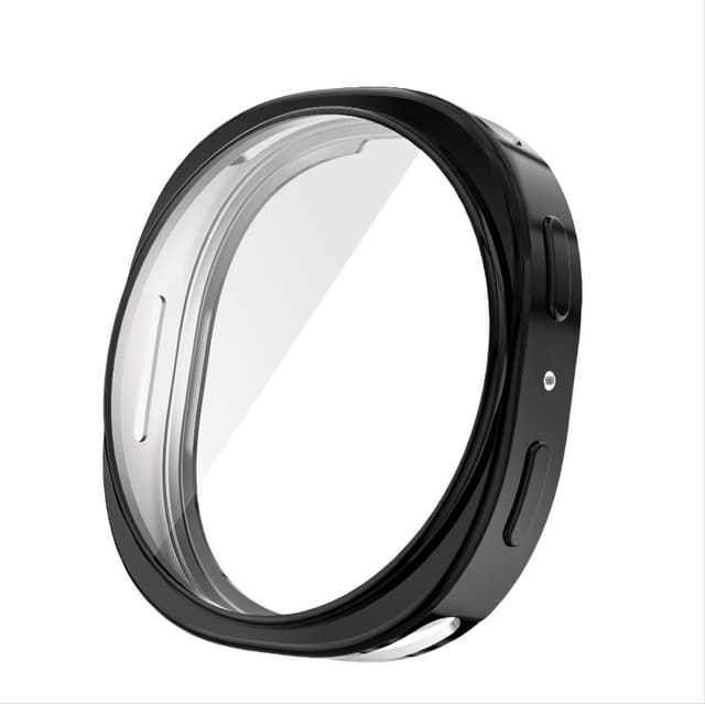40mm Galaxy Watch 8 Beskyttelsesetui - TPU Stødsikker Skal Black M