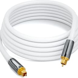Toslink Digital Optisk Lydkabel, SPDIF Utgang, 5.1 Kanal, Forsterker Lyd Fiber Optisk Tilkoblingskabel 10 m
