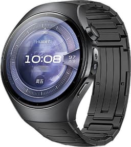Klokkereim i titan, kompatibel med Huawei Watch 5 Sort 46 mm