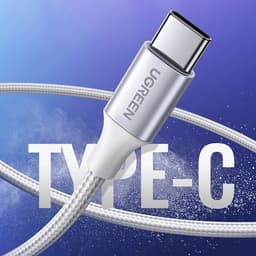 Ugreen USB-A Till USB-C 3A Kabel 2m QC US288 - Vit