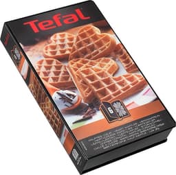 Tefal Snack Collection bakplåtar: 6 Hjärtvåfflor