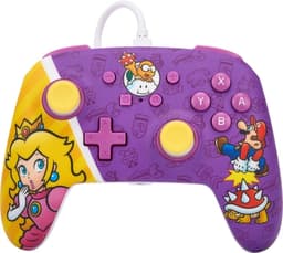 PowerA Förbättrad trådbunden handkontroll, Princess Peach Battle, Switch