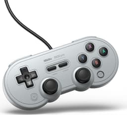 8BitDo SN30 Pro USB Game Controller, Grey, Switch / PC