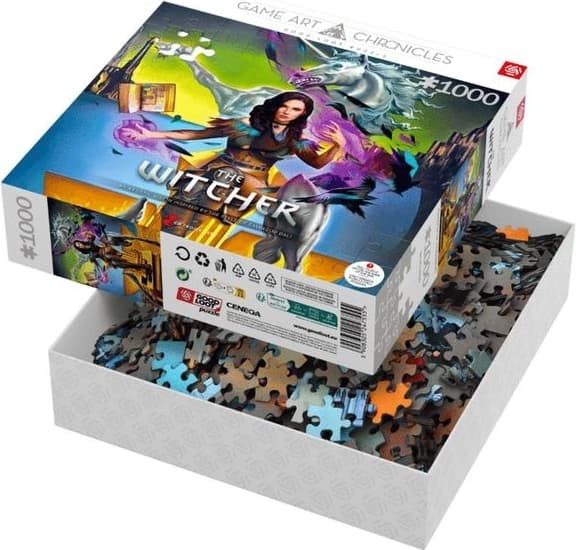 Good Loot Game Art Chronicles Puzzle: The Witcher Yennefer & Salvador Dali (1000 brikker)