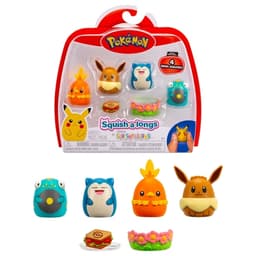 Pokémon Squishalongs 4-pakning Eevee/Snorlax (SQAL0068)