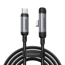 Joyroom USB-C - USB-C 60W Kabel 1.2m Serie 90° - Sort