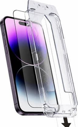 2-pak 6D glas skærmbeskytter Easy Fit til iPhone 17 Pro