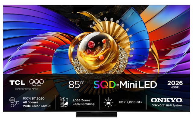 TCL 85" MSQLED80L 4K SQD-Mini LED TV (2026)