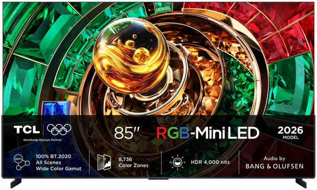 TCL 85" RM9L 4K RGB-Mini LED TV (2026)