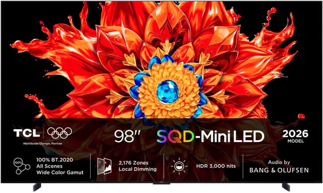 TCL 98" MSQLED85L 4K SQD-Mini LED TV (2026)