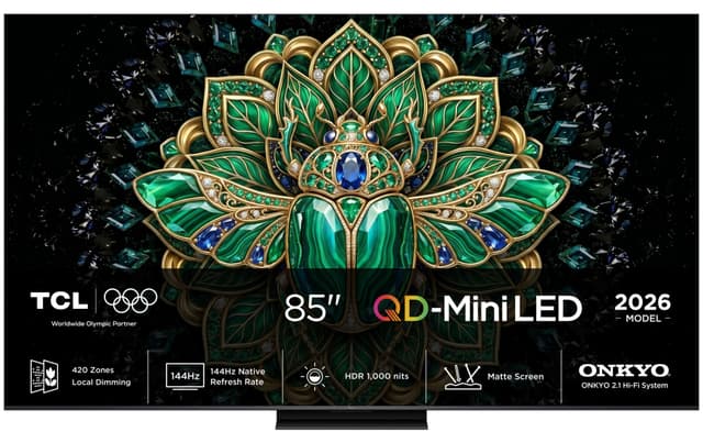 TCL 85" MQLED75L 4K QD-Mini LED TV (2026)