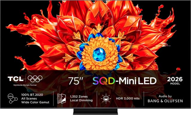 TCL 75" MSQLED85L 4K SQD-Mini LED TV (2026)