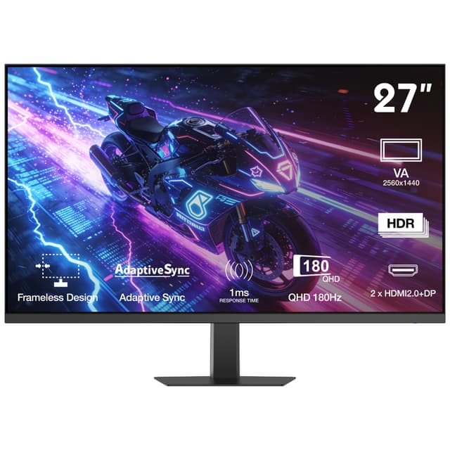 NOS N27QHD26 27" gamingskärm (180Hz)