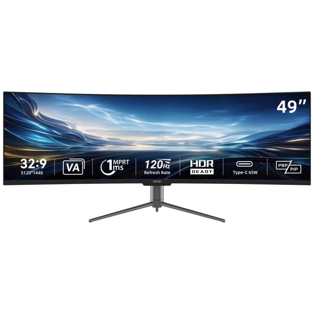NOS N49DQHD26 49" gamingskärm (120Hz)