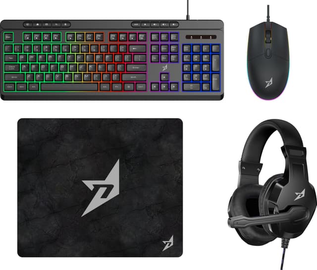 NEXT XD-50 4 i 1 gaming bundle (sort)