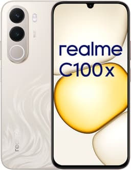 realme C100x smarttelefon 4/256GB (lys gull)
