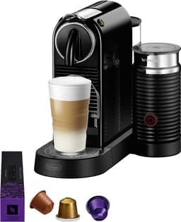 NESPRESSOCitiZ And Milk kaffemaskin av DeLonghi, Svart