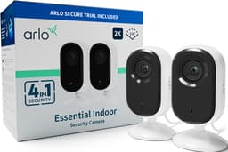Arlo Essential 2K inomhussäkerhetskamera (2-pack)