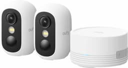 Eufy eufyCam C35 turvakamera + HomeBase Mini (valkoinen, 2 kpl)