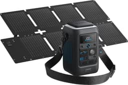 Anker Solix C300x DC portabel powerstation + solpanel 60 W