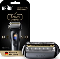 Braun NEVO barberhoved (sort)