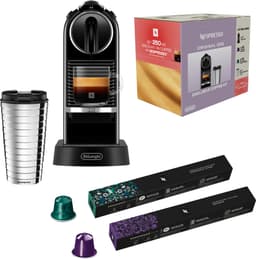 Nespresso CitiZ kapselmaskin by Delonghi EN167.B Value Pack (svart)